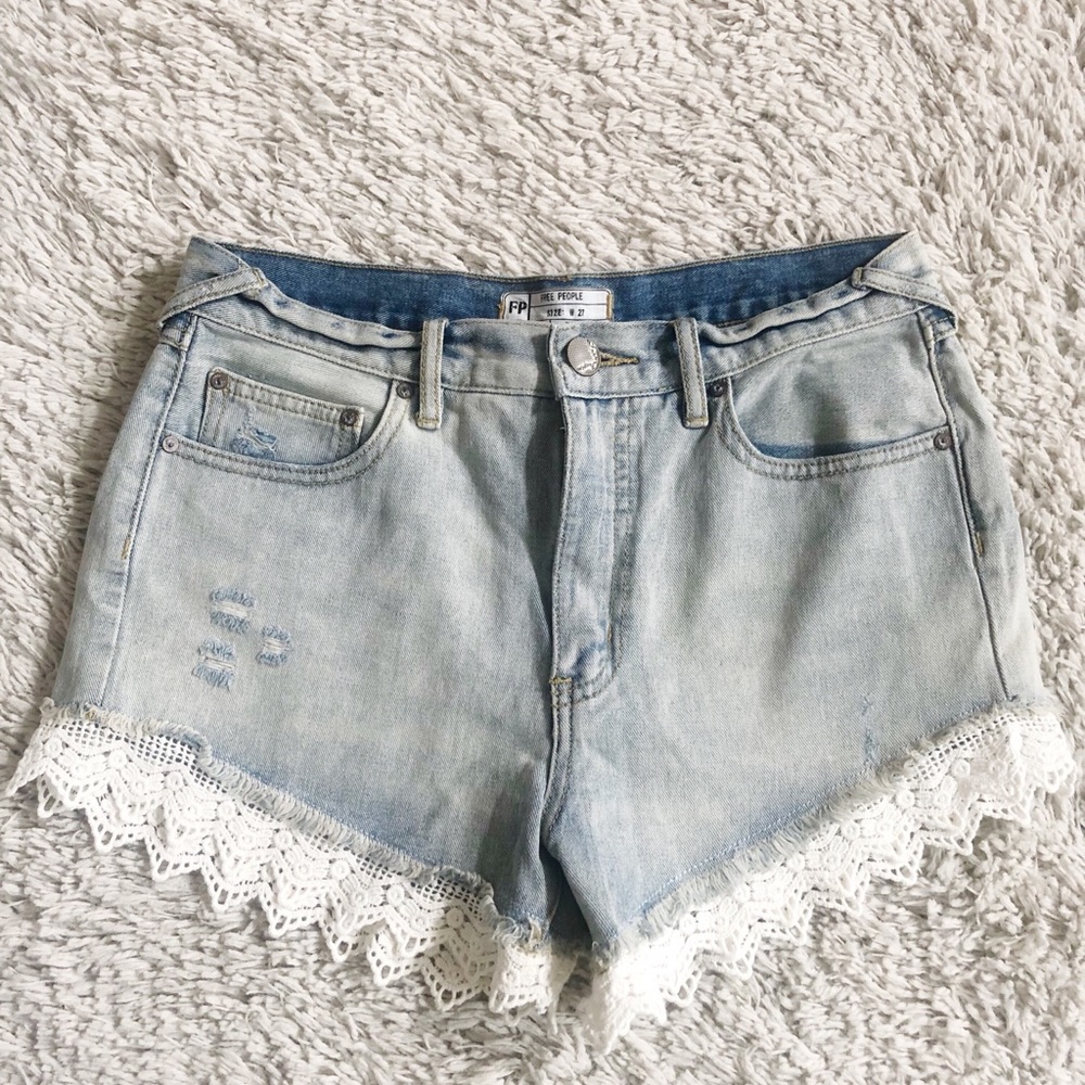 Free people lace shorts